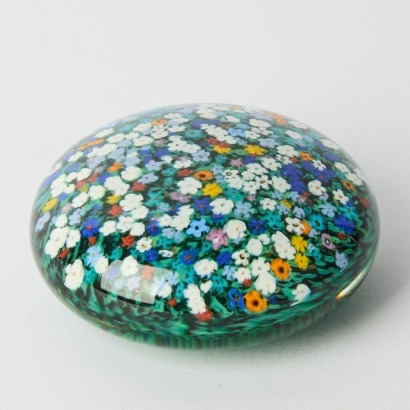 A Peter Raos Glass Monet Paperweight, circa 1997