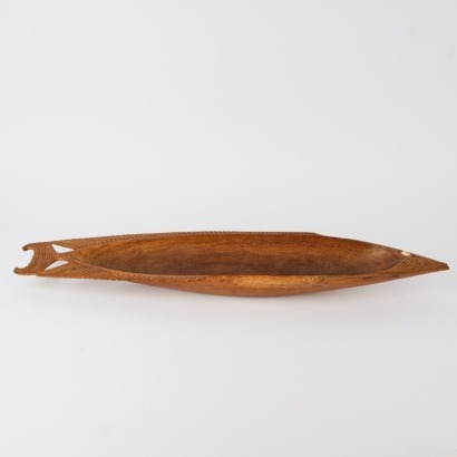 A Trobriand Island Bowl in the Form of a Fish