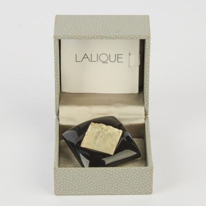 A Lalique 'Arethuse' Masque de Femme Brooch