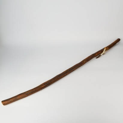 A Carved Walking Stick