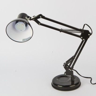 A Black Angle Poised Desk Lamp