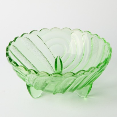 An Art Deco Uranium Bowl