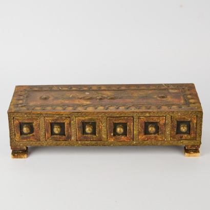 A Tabletop Set of Rustic Drawers