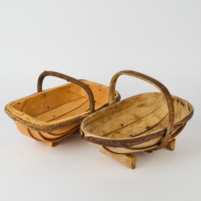 A Pair of Vintage Trugs