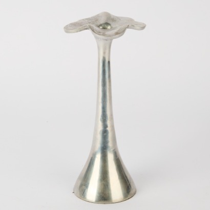 A Tall Aluminium Flower Candle Holder