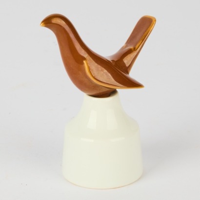 A Royal Worcester Porcelain Bird Pie Funnel in Original Box
