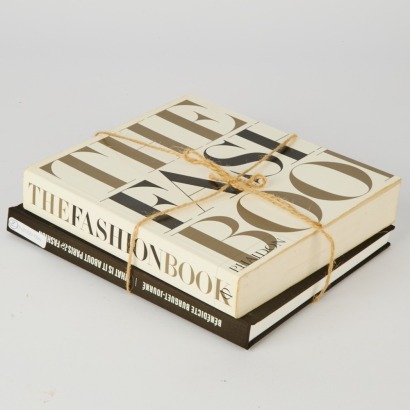 A pair of fashion books The Fashion Book and What is it About Paris & Fashion