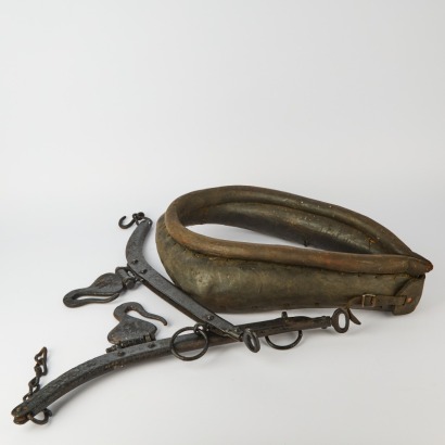 An Antique Horse Collar with Haynes