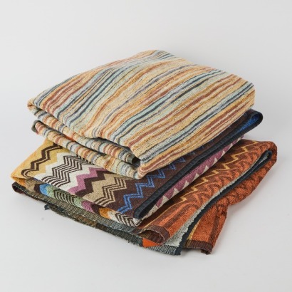 Two Missoni Towels and Bath Mat