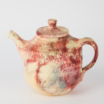 A Bryce Stevens Raku Teapot