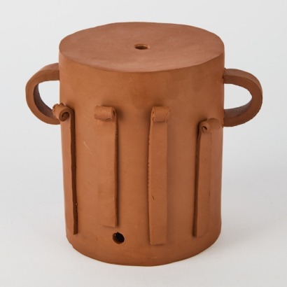 A Terracotta Lamp Base