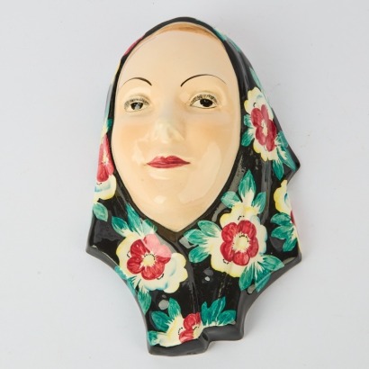 A Mid-Century Goldscheider Wall Mask