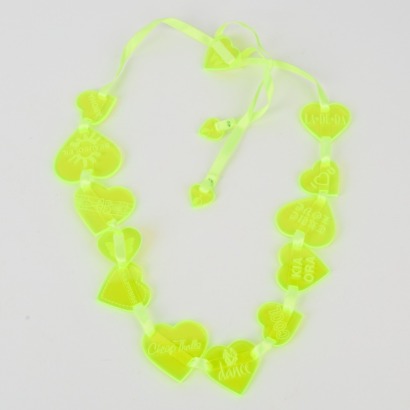 A Doris de Pont Perspex Necklace