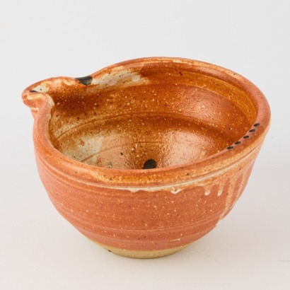 A Shino Glaze Pouring Vessel