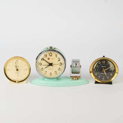 A Trio of Vintage Alarm Clocks
