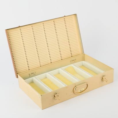 A Vintage Slide Organiser Box