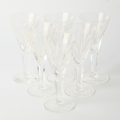A Set of Six Waterford Sherry Glasses