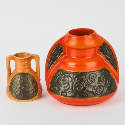 A Pair of Czechoslovakian Vases by Ditmar Urbach