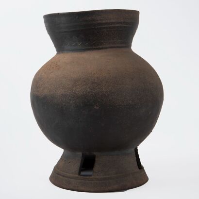 A Korean 7th Century Silla Kingdom Pottery Jar