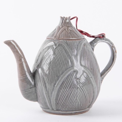 A Korean Early 20th Century Celadon Lidded Teapot