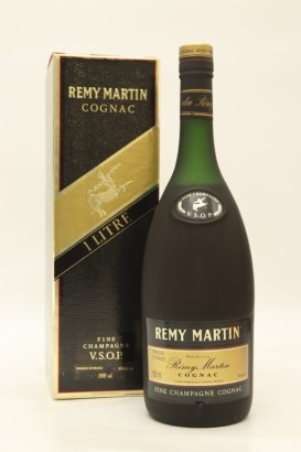 (1) Remy Martin V.S.O.P. Fine Champagne Cognac, 1000ml, 40% ABV, Circa. 1990's