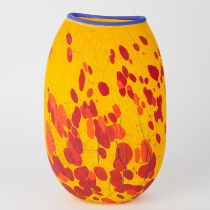 A Large Signed Garry Nash Vase
