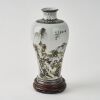 A Chinese Republic Period Ink 'Landscape' Vase