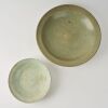 A Chinese Ming Dynasty Longquan Celadon-glazed Large Dish AND A Chinese Ming Dynasty White-glazed Dish - 2