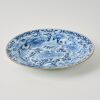 A Chinese Mid-Qing Dynasty 18th Century Blue and White Floral Dish - 2
