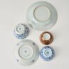 A Group of Five Chinese Kangxi Period Blue and White &lsquo;Fish and Figural&rsquo; Small Cups and Saucers - 3