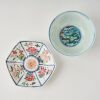 A Chinese Qing Dynasty Blue and White and Doucai &lsquo;Dragon&rsquo; Small Cup AND A Chinese Qing Dynasty Yongzheng Famille-rose 'Floral' Hexagonal Small Dish - 2