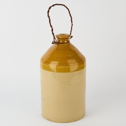 A Large Stoneware Crock