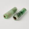 A Pair Of Chinese Qing Dynasty Jadeite Hat Finials - 2