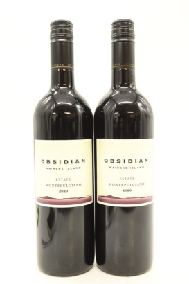 (2) 2020 Obsidian Estate Montepulciano, Waiheke Island