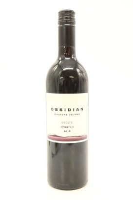 (1) 2019 Obsidian Estate 'Vitreous', Waiheke Island
