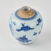 A Chinese Mid-Qing Dynasty Blue and White Small 'Hundred Antiques' Jar - 2