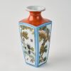 A Chinese Early 20th Century Republic Period Famille-rose &lsquo;Animal and Floral&rsquo; Square Vase (Qianlong Year Mark)