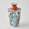 A Chinese Early 20th Century Republic Period Famille-rose &lsquo;Animal and Floral&rsquo; Square Vase (Qianlong Year Mark) - 2