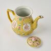 A Chinese Qing Dynasty Yellow-ground Famille-rose &lsquo;Wanshou Wujiang&rsquo; Teapot - 2