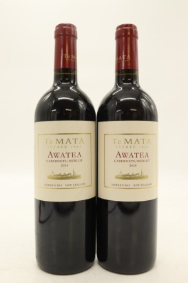 (2) 2020 Te Mata Estate 'Awatea' Cabernets - Merlot, Hawke's Bay