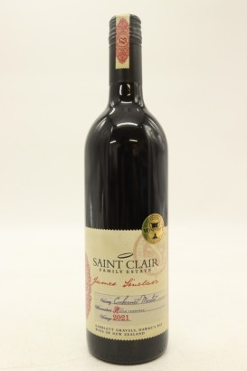 (1) 2021 Saint Clair James Sinclair Cabernet - Merlot, Gimblett Gravels