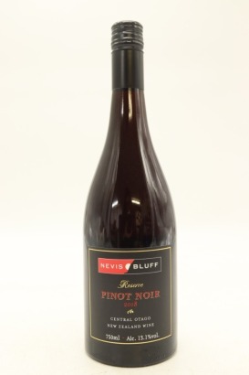 (1) 2018 Nevis Bluff Reserve Pinot Noir, Central Otago