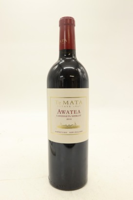 (1) 2018 Te Mata Estate 'Awatea' Cabernets Merlot, Hawke's Bay [JR17]