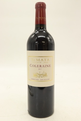 (1) 2017 Te Mata Estate Coleraine, Hawke's Bay [JR17]