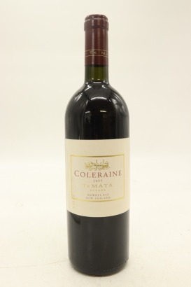 (1) 2005 Te Mata Estate Coleraine, Hawke's Bay