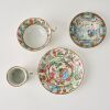 Four Sets of Chinese Qing Dynasty Canton Famille-rose Cups and Saucers - 3
