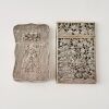 A Set of Two Chinese Late 19th Century Export Silver Repouss&eacute; Card Cases