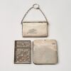 A Set of Three Decorated Silver Card Cases - 2
