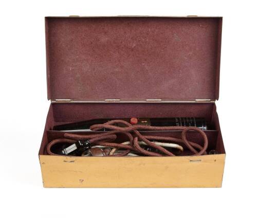 A Vintage Electric Medical Machine in Metal Case 'The Ajax Violet Ray'
