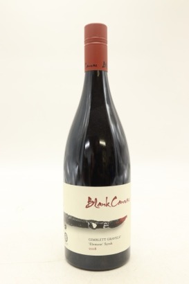 (1) 2018 Blank Canvas Wines 'Element' Syrah, Gimblett Gravels [JR18]